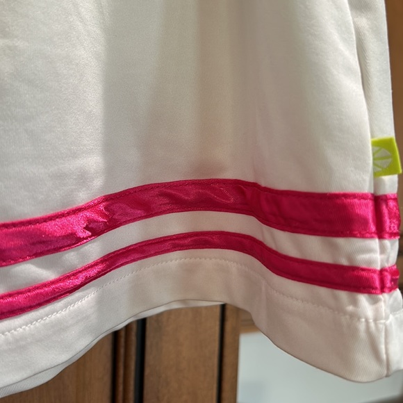 Pure Lime white/pink tennis skort/skirt. NWOT. Size small - Picture 2 of 8